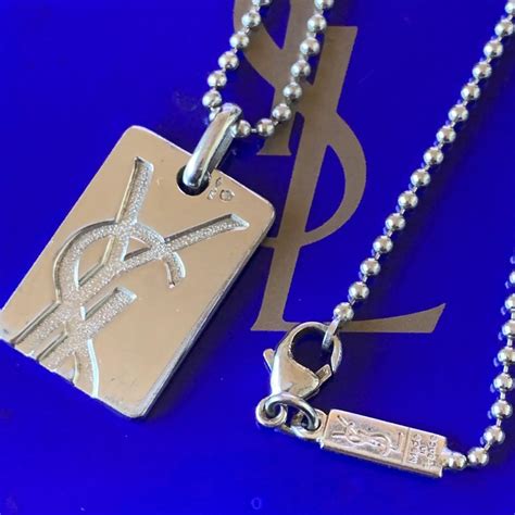 ysl ネックレス シルバー